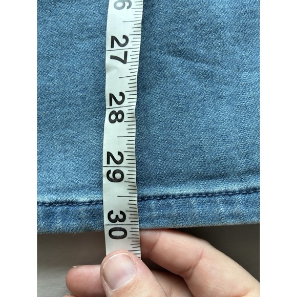 J Jill Pure Jill Wide Leg Pull On Pants Sz M Light Wash minimalist - Picture 8 of 9